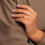 Elegant ring i guld til kvinder