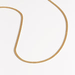 Lille panzer halskæde i guld