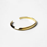 Amber bangle armbånd i guld