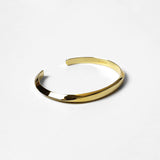 Amber bangle armbånd i guld