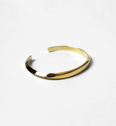 Amber bangle armbånd i guld