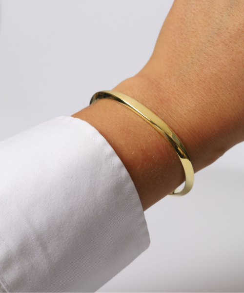 Amber bangle armbånd i guld til kvinder