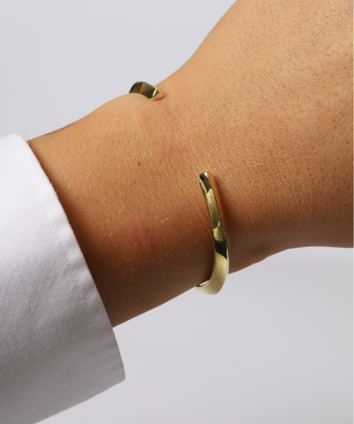 Amber bangle armbånd i guld til kvinder