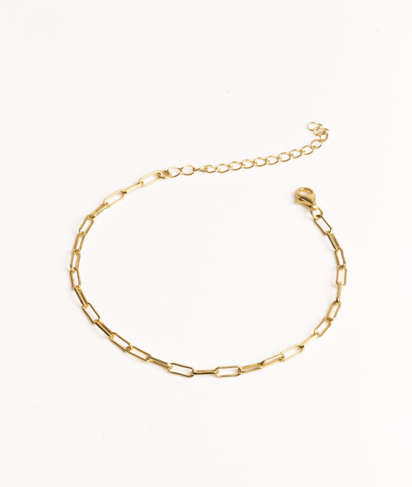 Klassisk armbånd i guld til kvinder