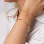 Flot bangle armbånd til kvinder i guld